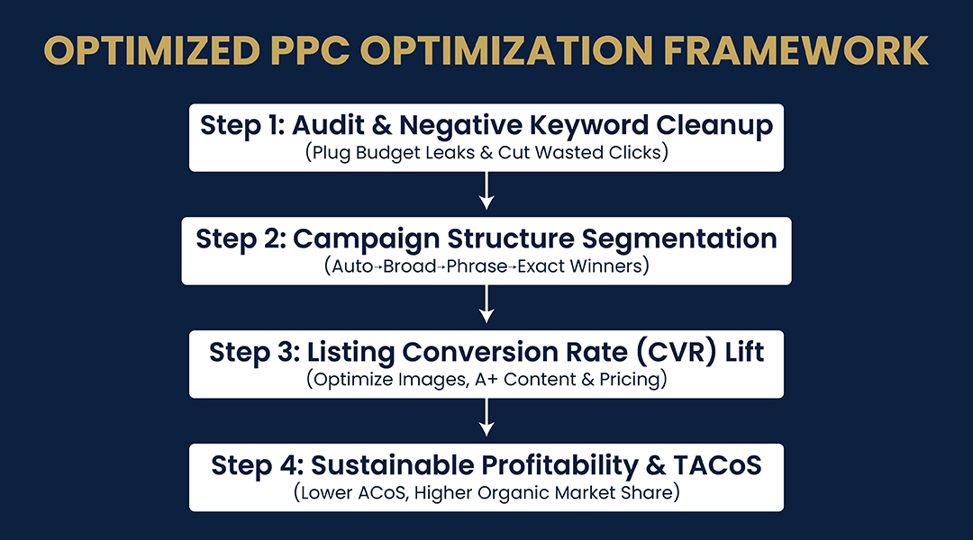 How to Reduce ACOS on Amazon in 2026: Proven strategies? 2 optimise-ppc-for-amazon-framework
